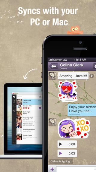 Viber syncs with Mac or PC - iOS Apps and Hacks